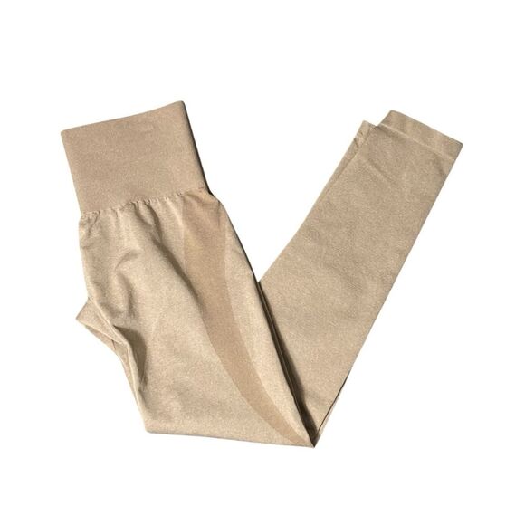 NVGTH Beige Performance Seamless Leggings Women's Size Small - Picture 1 of 14